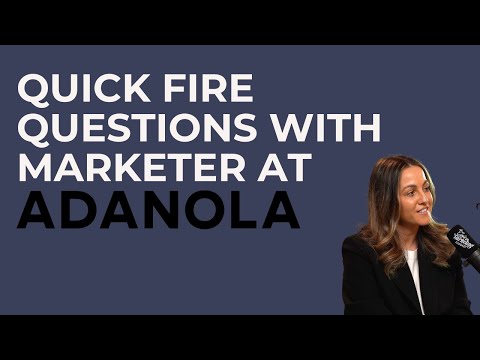 Quick Fire Questions With Lily, Head of Performance Marketing at Adanola | Girls in Marketing