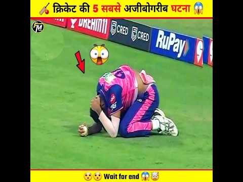 top 5 most bizarre incidents 🤯 in cricket | #cricket #incident #shorts