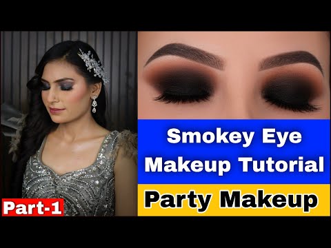 Smokey Eye Makeup Tutorial | Step by step easy party / wedding eye makeup | Party Makeup Tutorial