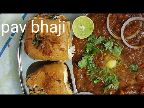 Pav bhaji recipe in telugu#food  #lasyakitchen