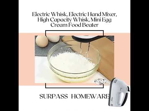 Electric Whisk, Electric Hand Mixer, High Capacity Whisk, Mini Egg Cream Food Beater#electricwhisk