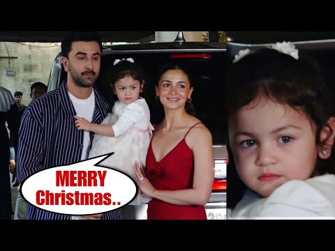 Ranbir Kapoor And Alia Bhatt Daughter Raha Kapoor At Christmas Celebration