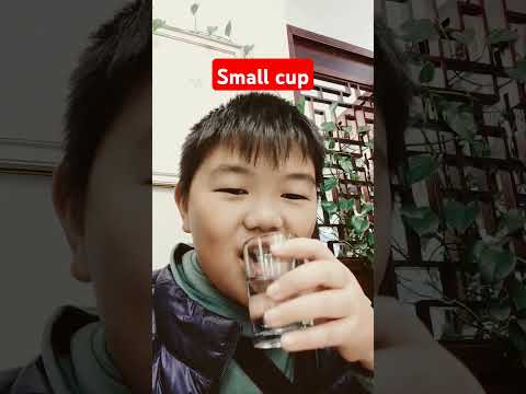 I found a small cup