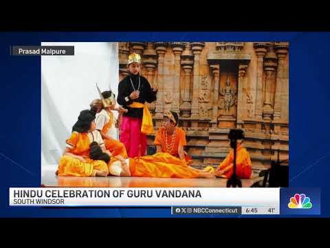 GuruVandana (Teachers Appreciation ) event in Connecticut| NBC News|