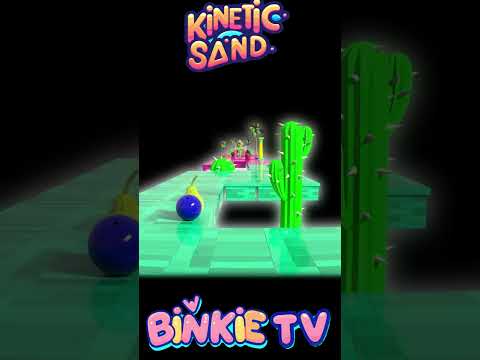 Let's Learn Fruits while Smashing Kinetic Sand with Bowling Ball