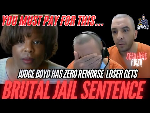 Judge Boyd Zero Remorse Tossing Defendant In Jail