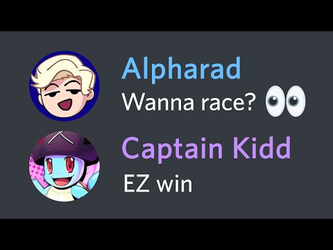 Alpharad challenged me to a Pokémon race...