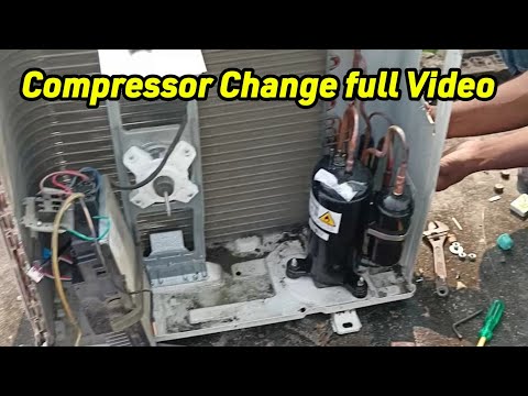 Haier Ac Outdoor compressor change