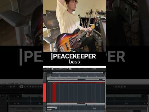 PEACEKEEPER Bass Playthrough #stereodivefoundation #弾いてみた #転スラ #転生したらスライムだった件 #tensura #天パおじ