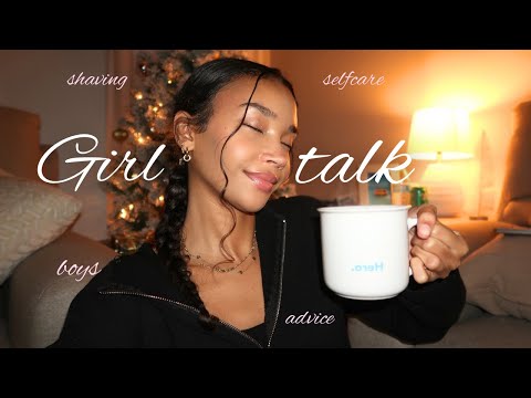 girl talk Q&A | boys, periods, shaving, etc *vlogmas day 11*