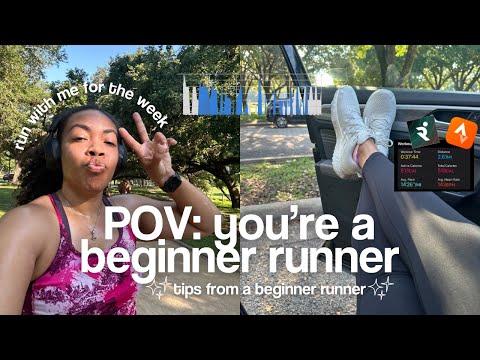 RUNNING TIPS FOR BEGINNERS (from a beginner) | run with me for a week vlog