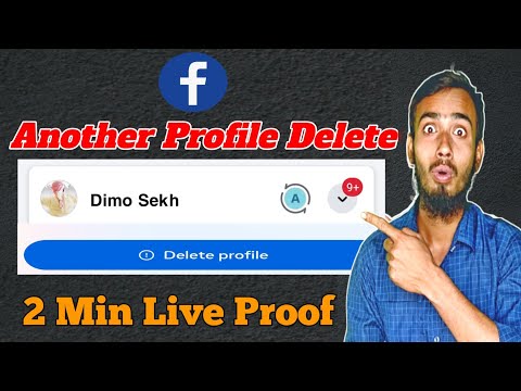 How To PERMANENT Delete FACEBOOK SECOND PROFILE 2024 |Facebook Another PROFILE PERMANENT DELETE 2024