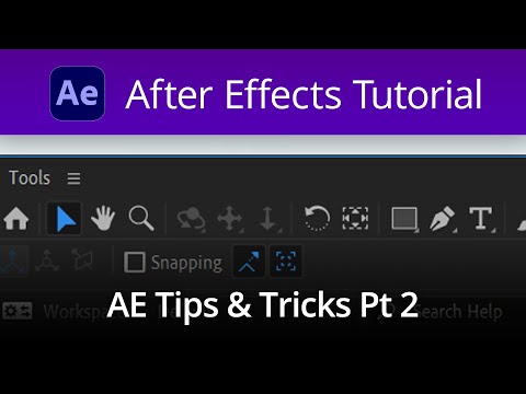 After Effects Tips and Tricks Part 2