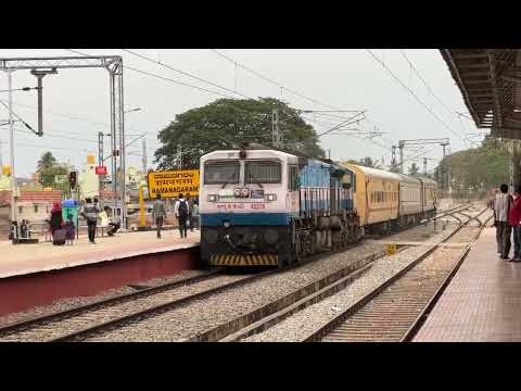 Amazing speed show by RDSO Trail train Between Mysore - Bangalore route