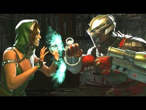 Injustice 2 - Enchantress Vs Deadshot - All Intro Dialogue/All Clash Quotes, Super Moves