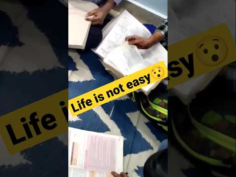 😞𝐋𝐢𝐟𝐞 𝐈𝐬 𝐍𝐨𝐭 𝐄𝐚𝐬𝐲😓  #trending #viral #motivation #study #motivate #study #shortsfeed #shorts #exam |