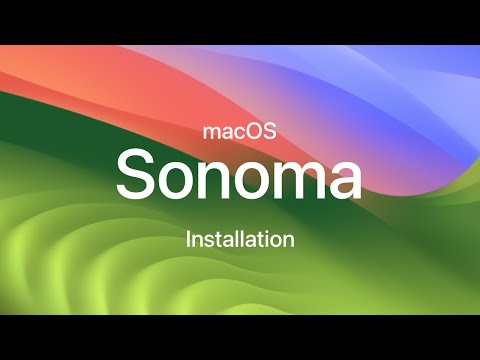 macOS Sonoma Installation and first look