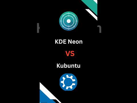 KDE Neon vs Kubuntu: Key Differences in Under 1 Minute! #kdeneon #kubuntu  #linux