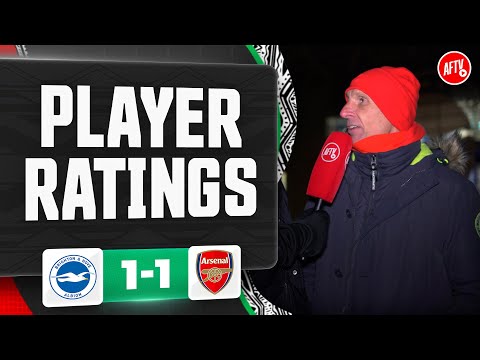 The Attack Was Lacking! (Lee Judges Player Ratings) | Brighton 1-1 Arsenal