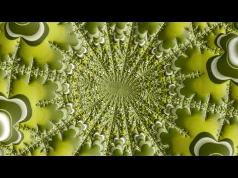 Mandelbrot Fractal Zoom.  Green sleeves