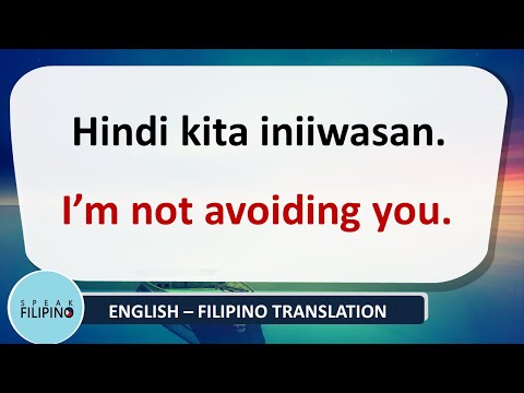 COMMONLY USED FILIPINO PHRASES! #18 (English-Tagalog)