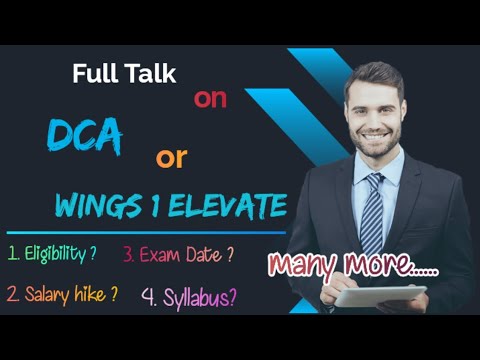 Full Talk on TCS DCA wings 1 Elevate exam : new pattern , changes , eligibility, time. , syllabus