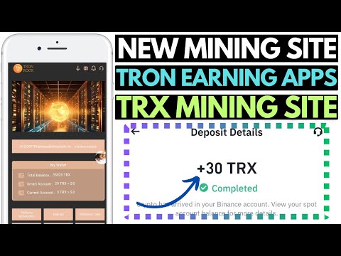 New TRON ROCK | TRX Mining Website | TRON Earning Apps | New TRX Investment Website in 2024