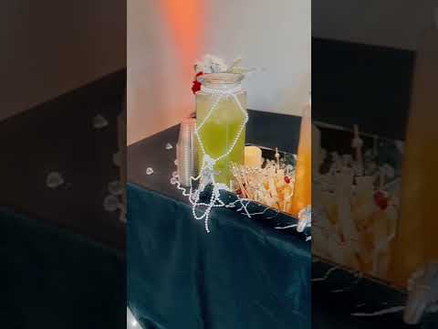 signature cocktail set up this weekend #cocktail #barlife ￼