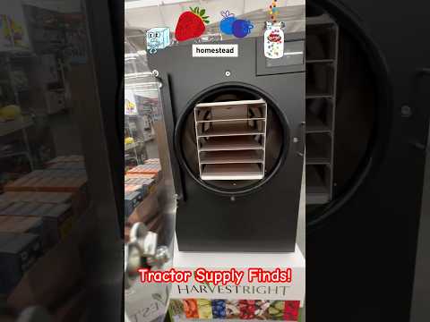 🧊🫙You WON't BELIEVE What Tractor Supply Has NOW! Harvest Right Freeze Dryers In STORE! #Shorts