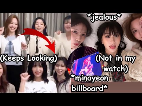 mina & nayeon billboard made chaeyoung jealous, so she did this *minayeon vs. michaeng*