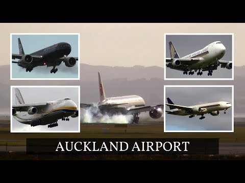 Plane Spotting at Auckland Airport, New Zealand