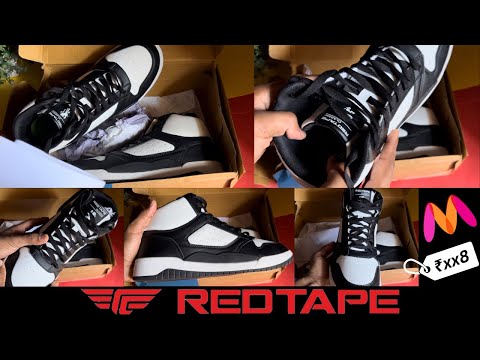 RedTape High Top Sneakers Unboxing l Shoes For Men’s l Purchase From Myntra❤️🔥