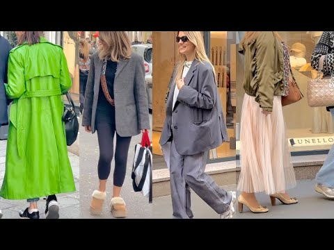 SPRING 2024 LOOKS 🌸☘️MILAN STREET STYLE 🇮🇹 WARDROBE TIPS #britishvogue #voguegermany