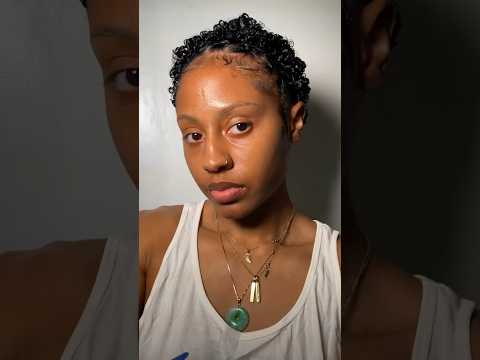 Hairstyle on my TWA tutorial! #naturalhair #naturalhairstyling #twa