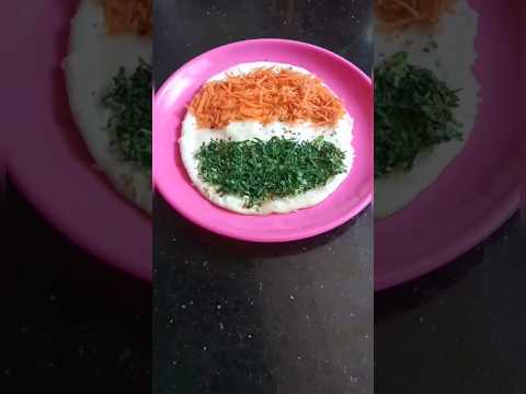 Carrot 🥕 Green leaves dosa