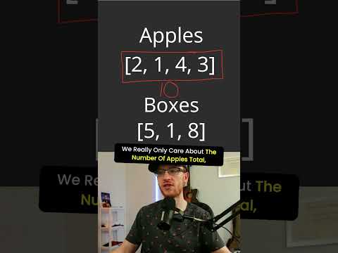 Leetcode 3074 - Apple Redistribution into Boxes