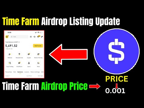 Time Farm Airdrop Listing Update | Time Farm Airdrop Price |