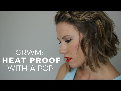 GRWM: Heat Proof Makeup With A Pop! (Natural, Organic) // Laura's Natural Life