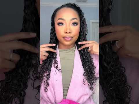 Go-to Curly Hair extensions ponytail tutorial ❤️