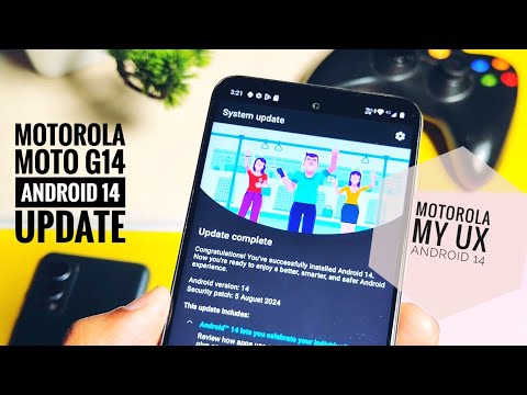 Moto g14 android 14 new update motorola myux 14