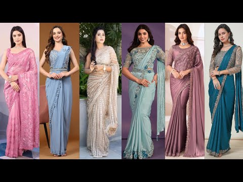 Exclusive Party Wear Saree Collections//Elegant Party Wear Sarees//Trendy Saree Designs for Parties