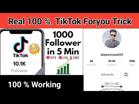 Real TikTok Foryou Trick 2023 | increase TikTok followers