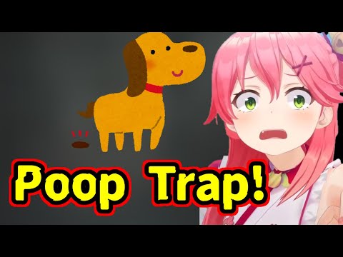 Miko's parent's dog pooped to welcome Miko　[Hololive/Sakura Miko]