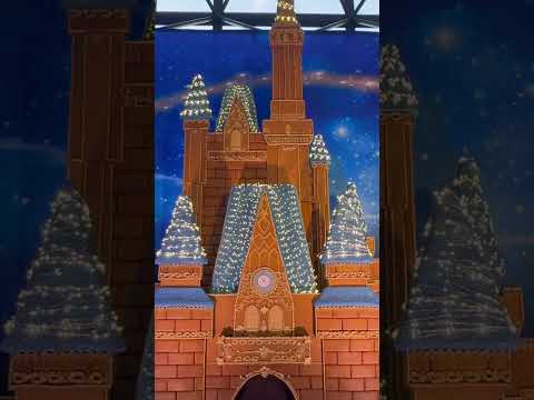 Dream Lights Gingerbread Castle Disney’s Contemporary Resort Orlando Florida #Shorts