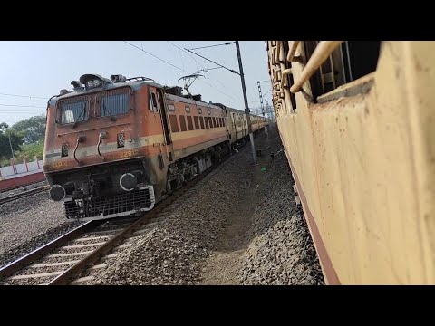 20925-Surat Amravati Express Overtake Nandurbar Bhusawal Passenger At Full Speed Blast Station