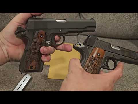 Auto ordnance update (and comparison to a newer 1911)