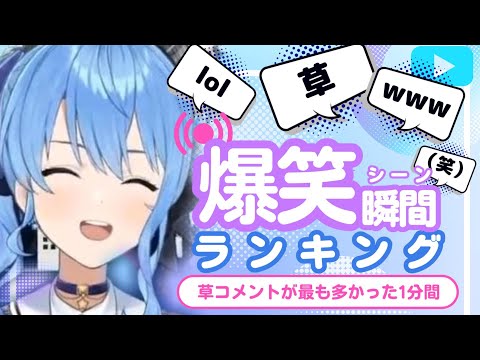 【11月30日】ホロライブ草コメントランキング TOP10 Hololive funny moments ※ネタバレあり