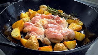 イタリアNo.１肉料理【鶏肉とポテト】圧倒的に皮がパリパリジューシー！