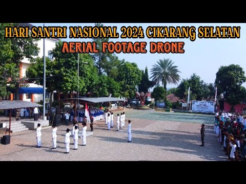 HARI SANTRI NASIONAL 2024 CIKARANG SELATAN | AERIAL FOOTAGE DRONE