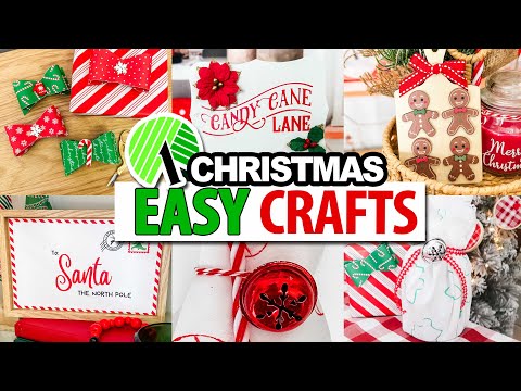 *SUPER EASY* Christmas Crafts made in only 5 MINUTES! Dollar Tree DIYs 2024